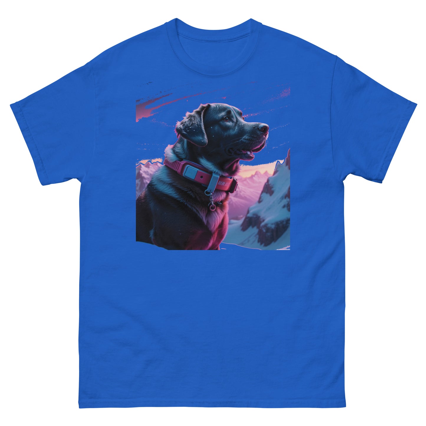 Lab In snow - Men's classic tee