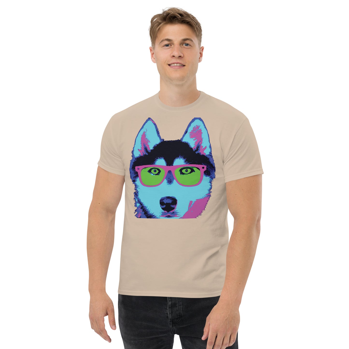 Neon Husky - Men's classic tee