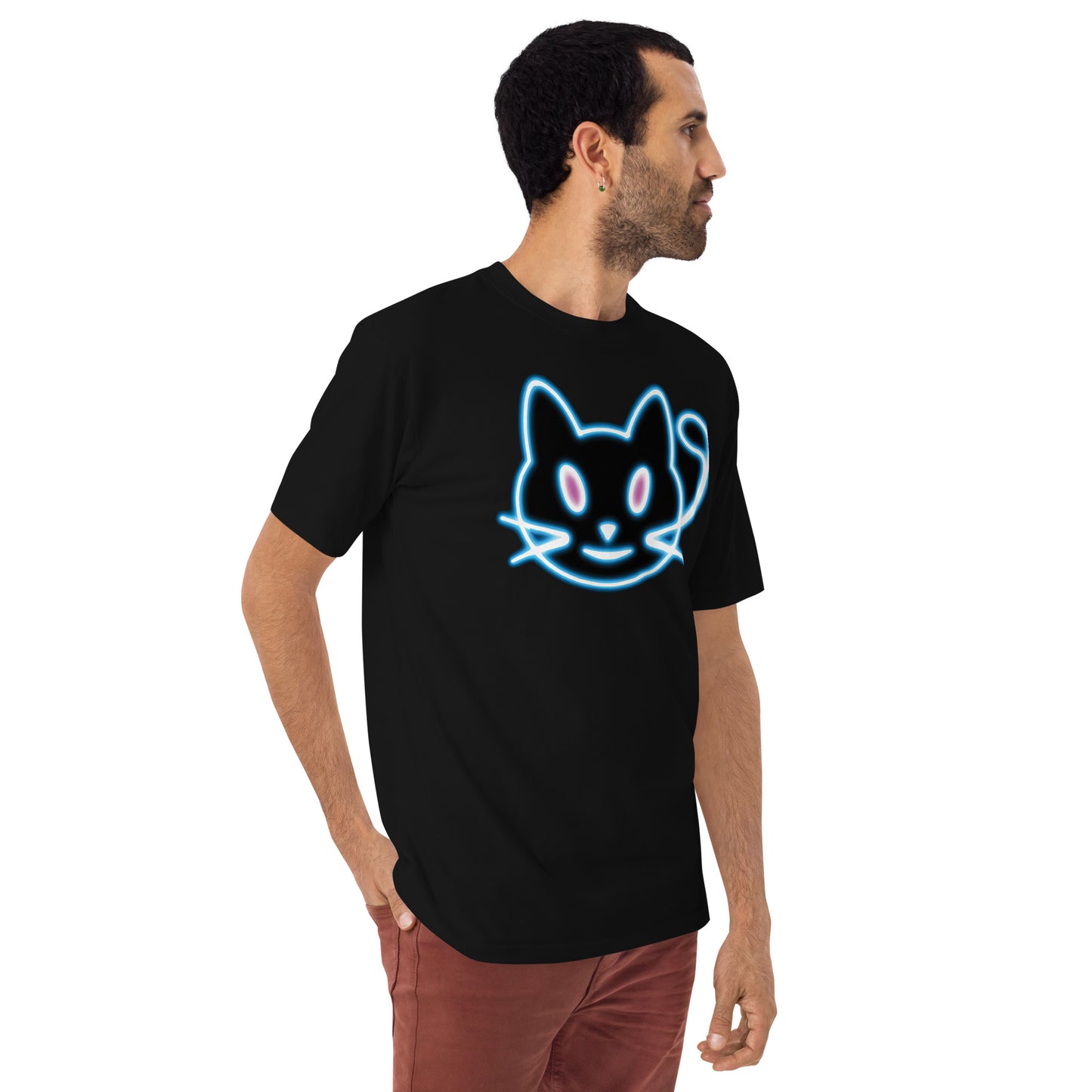 Neon Cat 2 - Men’s premium heavyweight tee