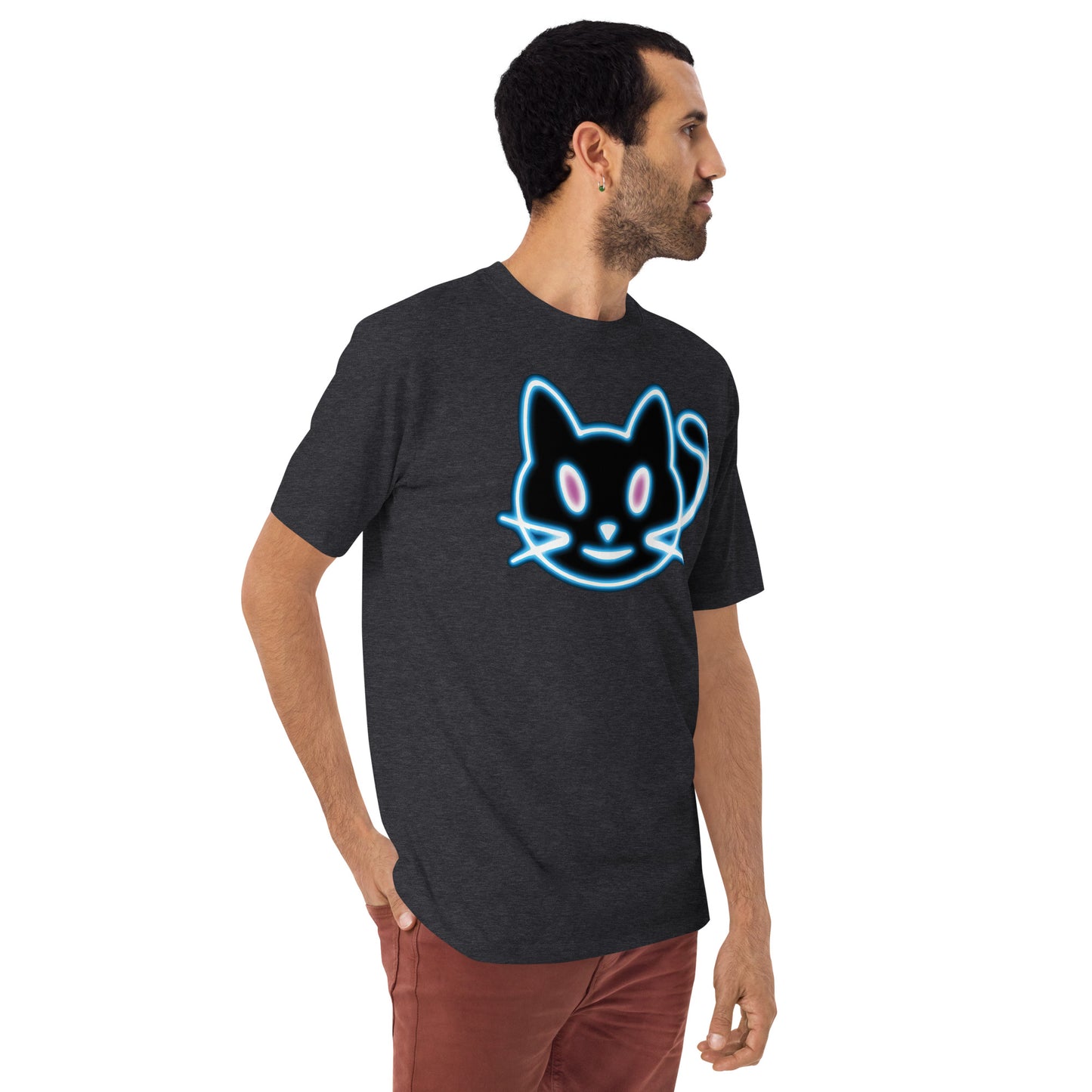 Neon Cat 2 - Men’s premium heavyweight tee