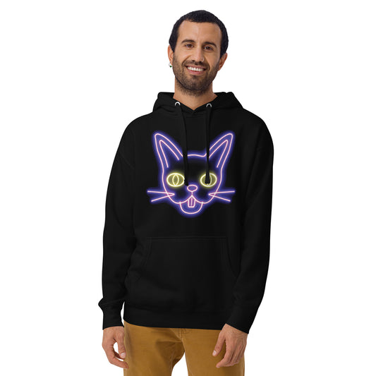 Neon Cat - Unisex Hoodie