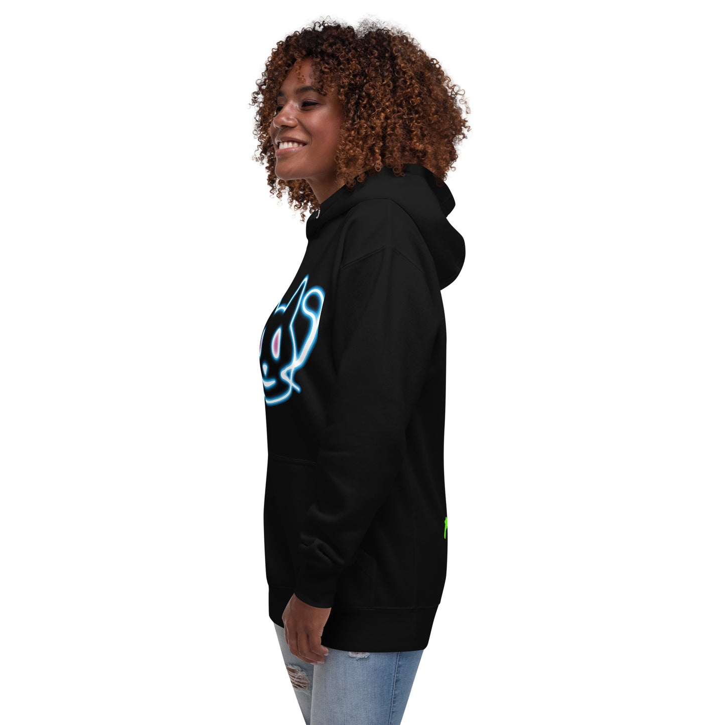 Neon Cat 2 - Unisex Hoodie