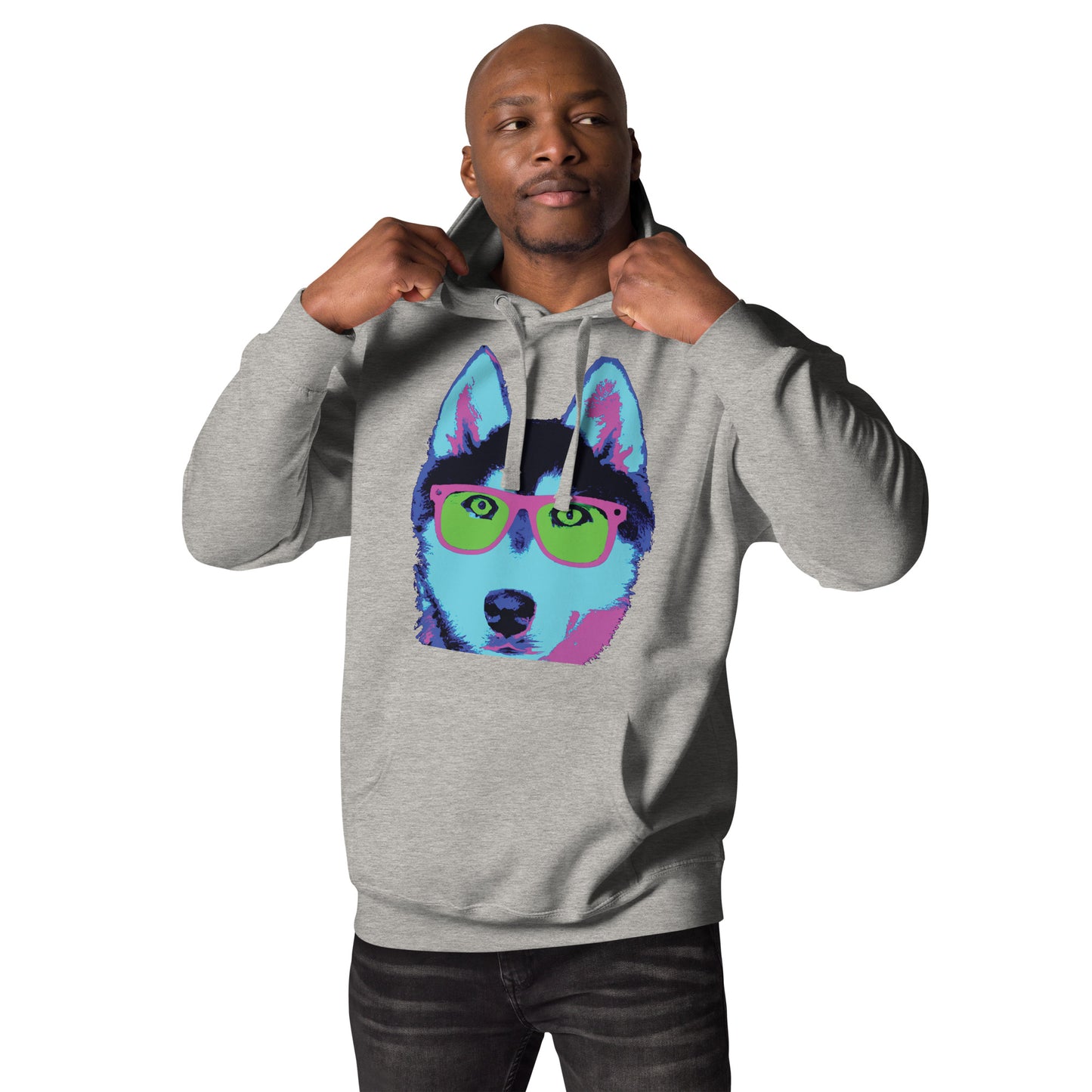 Neon Husky - Unisex Hoodie