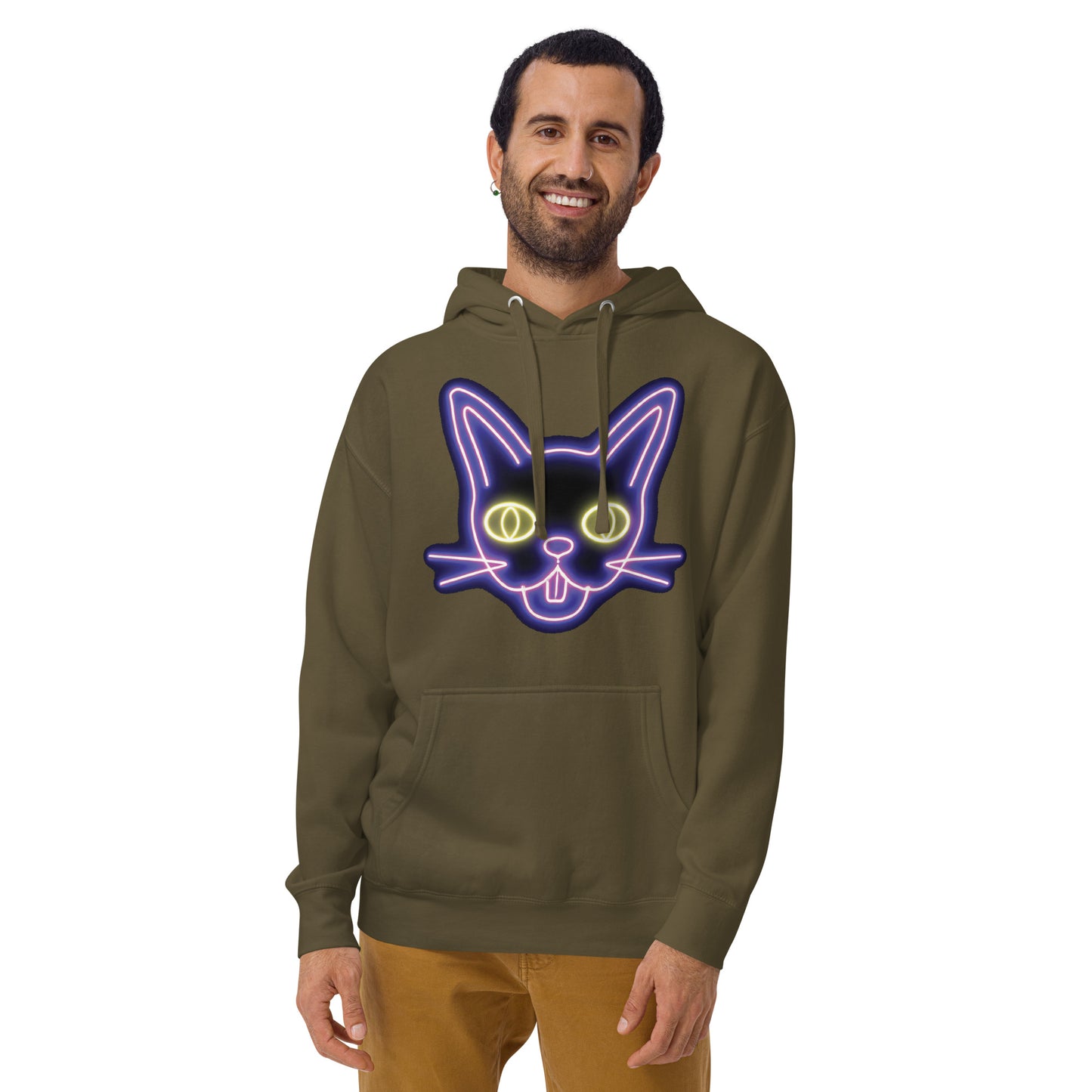 Neon Cat - Unisex Hoodie