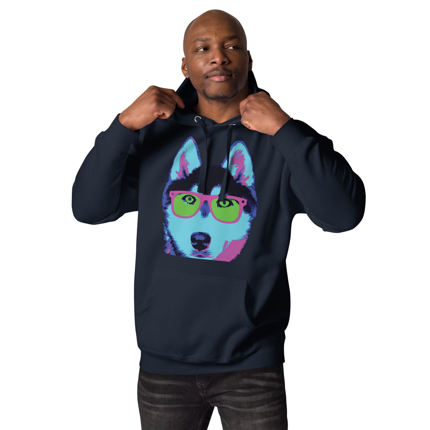 Neon Husky - Unisex Hoodie