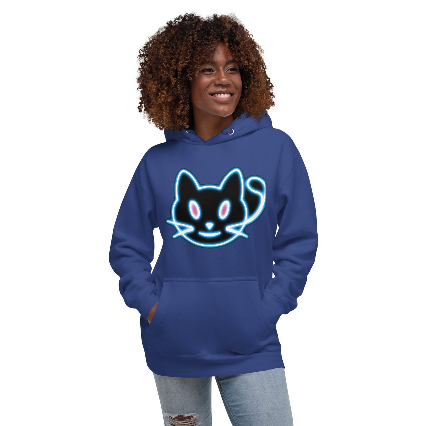 Neon Cat 2 - Unisex Hoodie