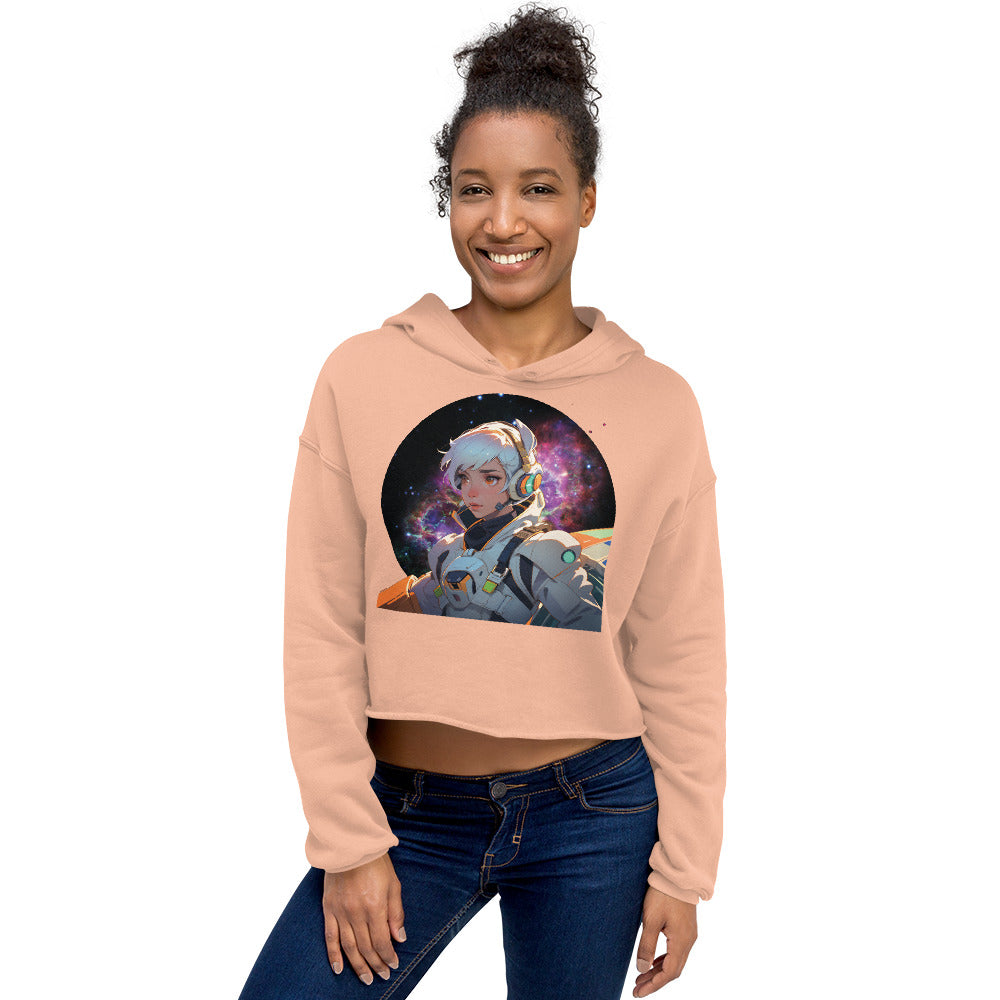 Nova in Space - Crop Hoodie