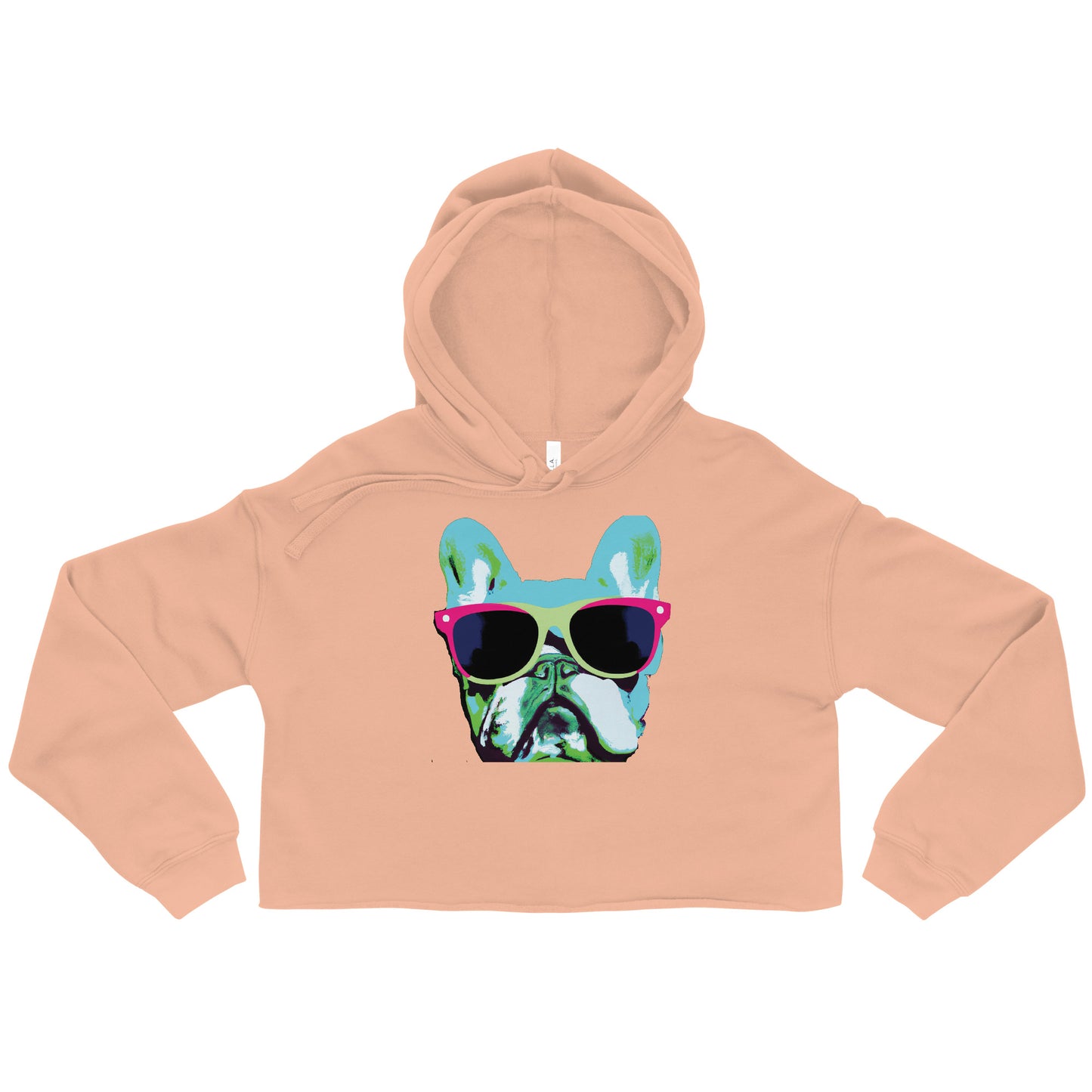 Cool Frenchie - Crop Hoodie