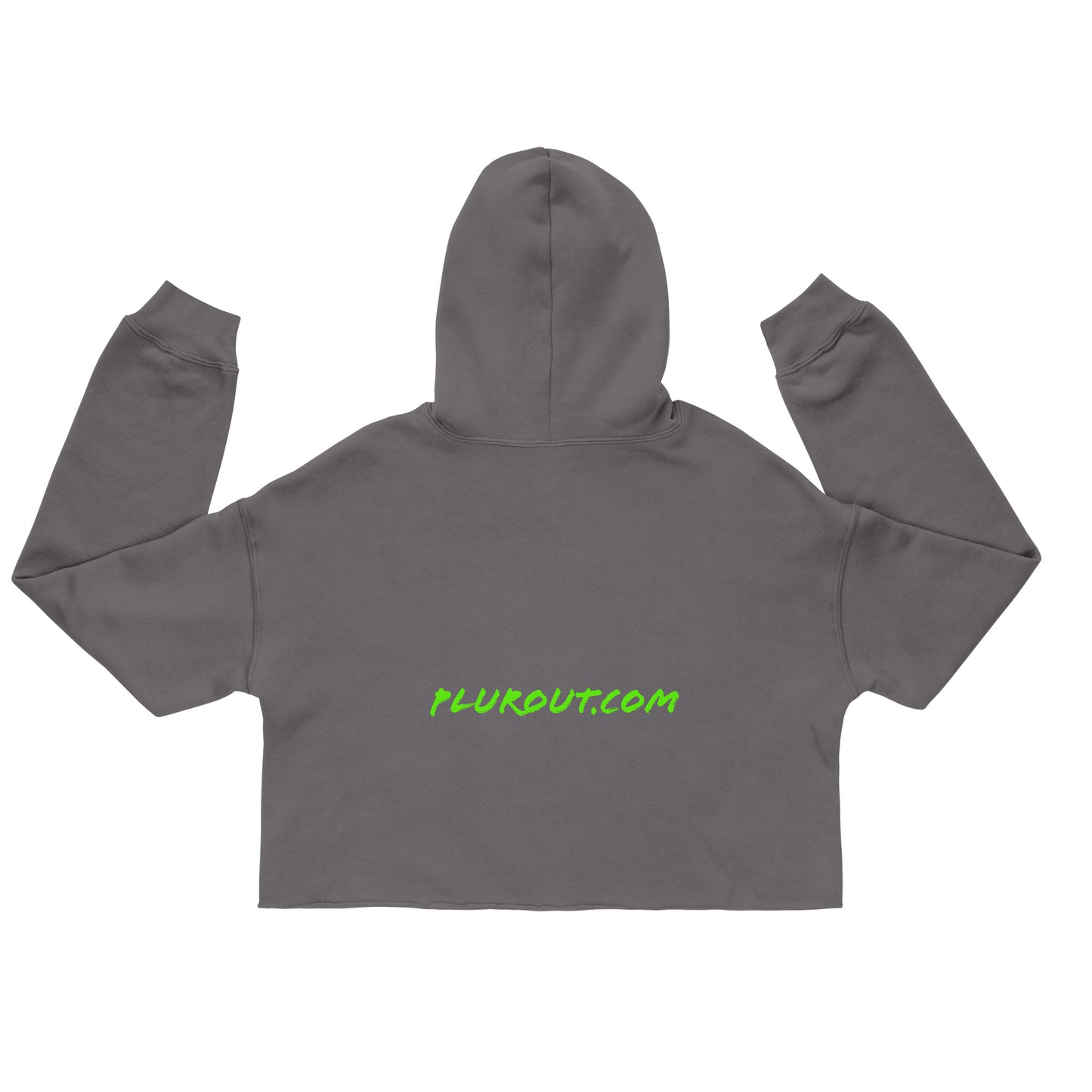 Neon Husky - Crop Hoodie