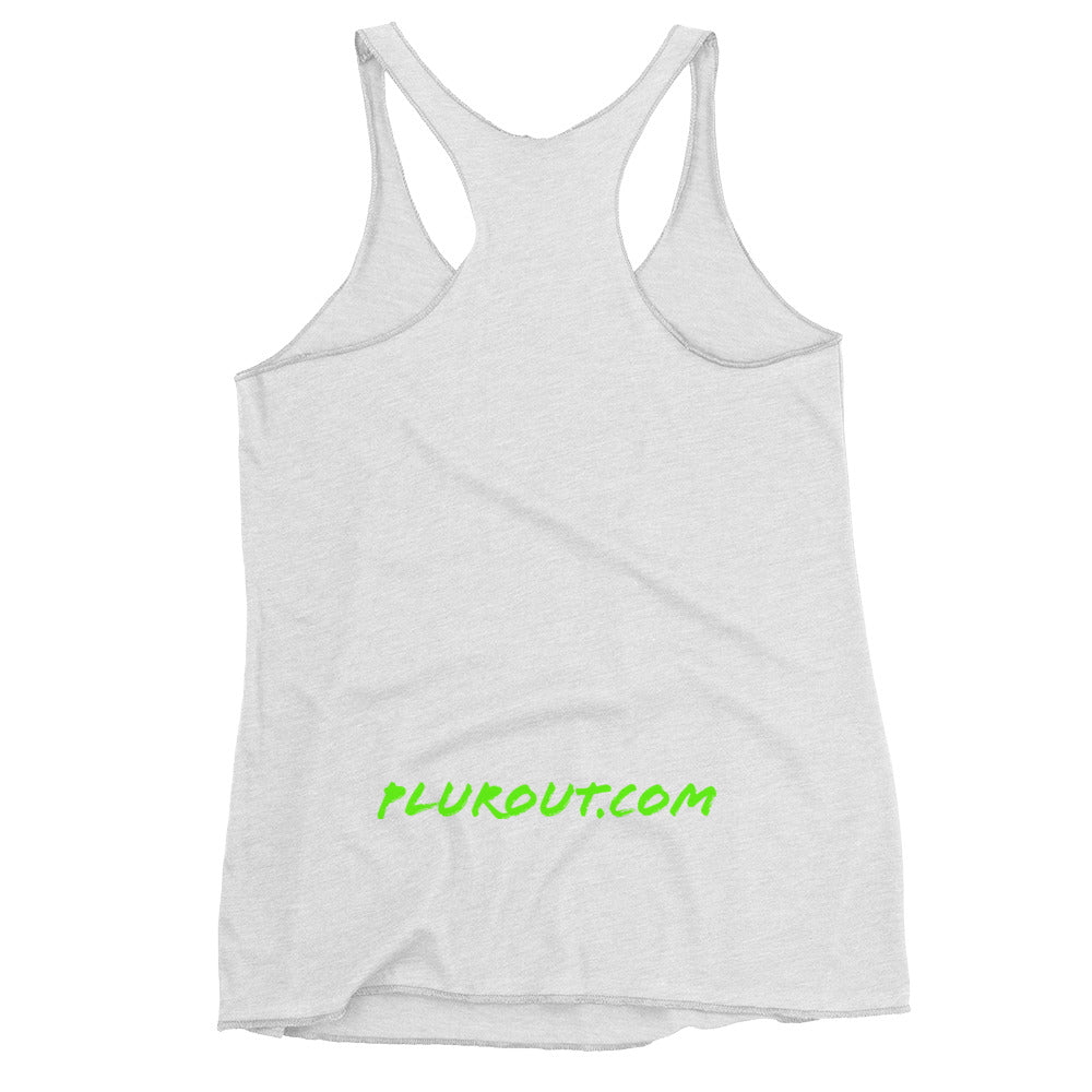 Lab In snow - Women's Racerback Tank