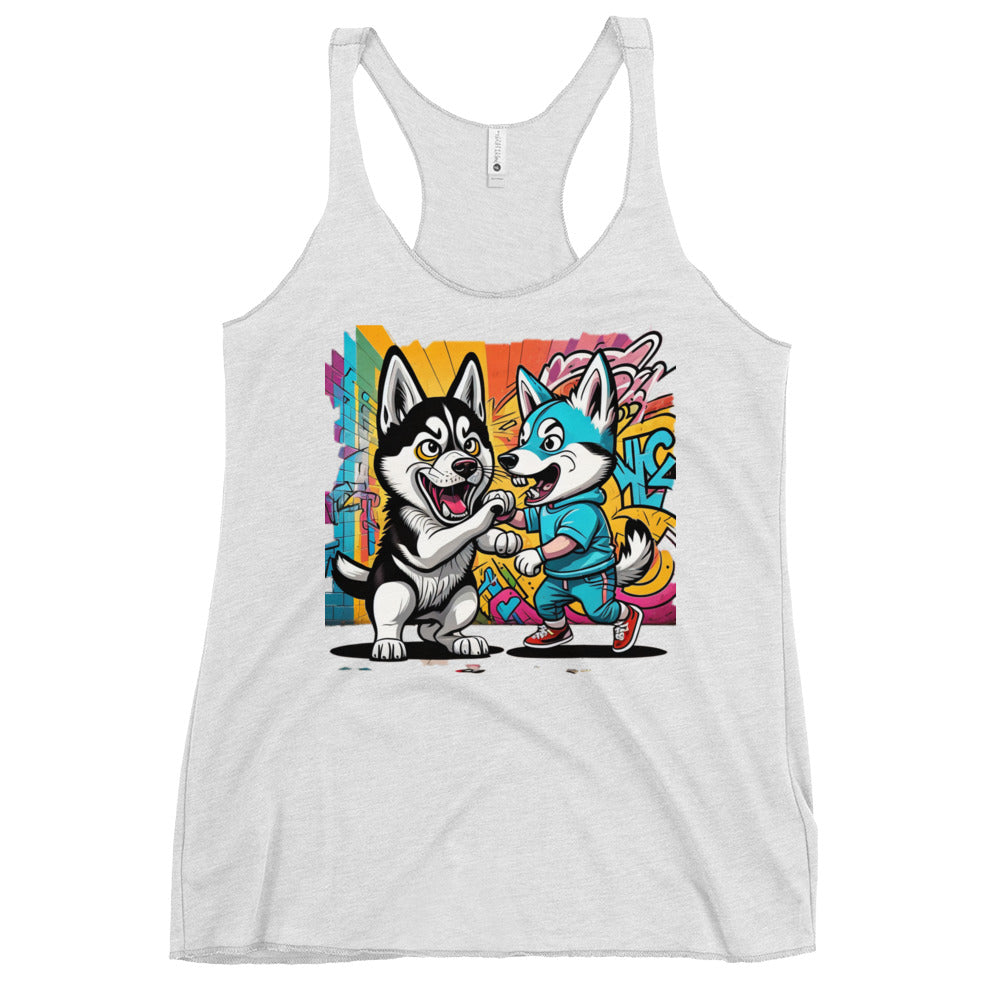 2 Pups - Women's Racerback Tank