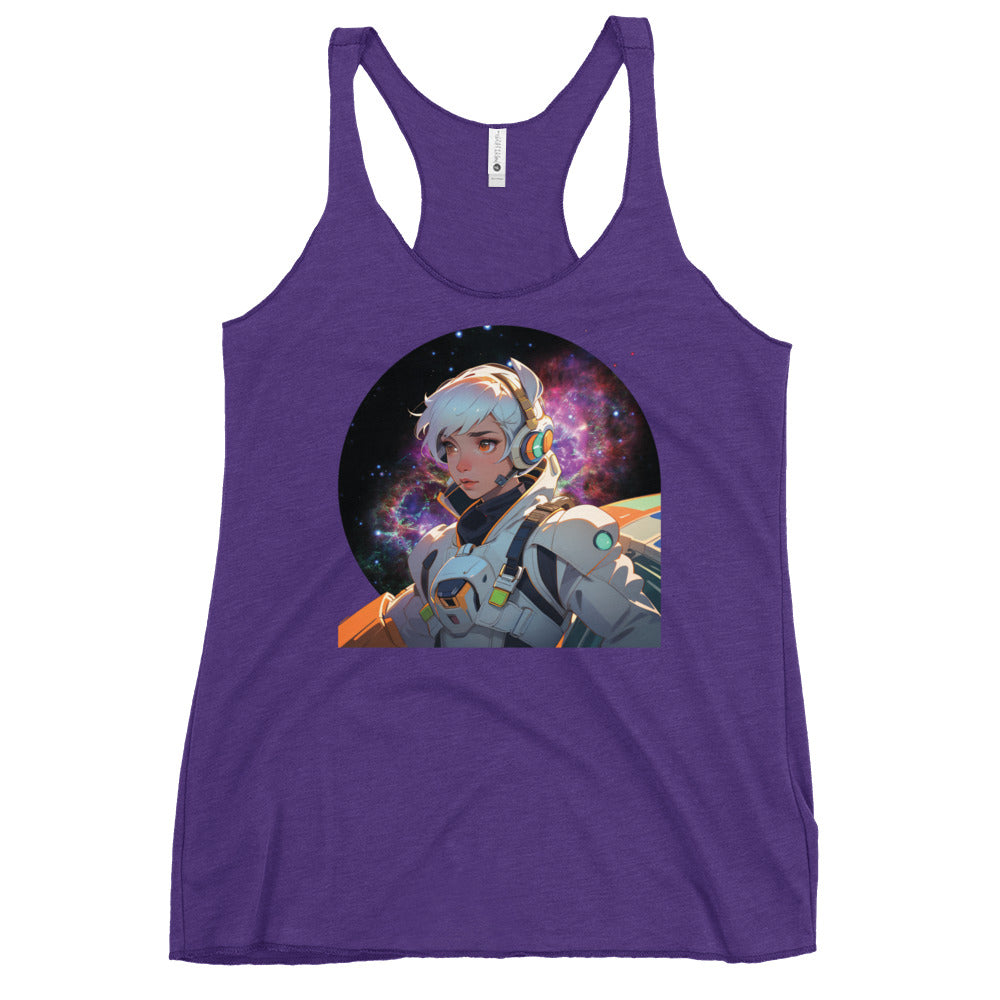 Nova in Space - Women's Racerback Tank