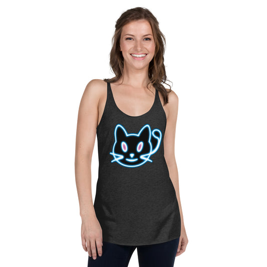 Neon Cat 2 - Women's Racerback Tank