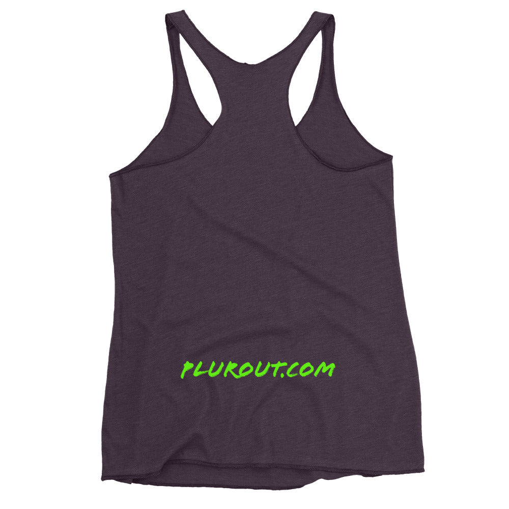 Neon Husky - Women's Racerback Tank