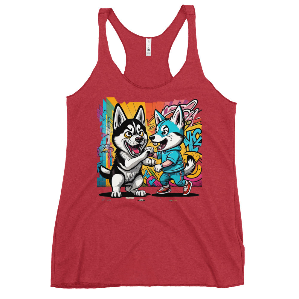 2 Pups - Women's Racerback Tank