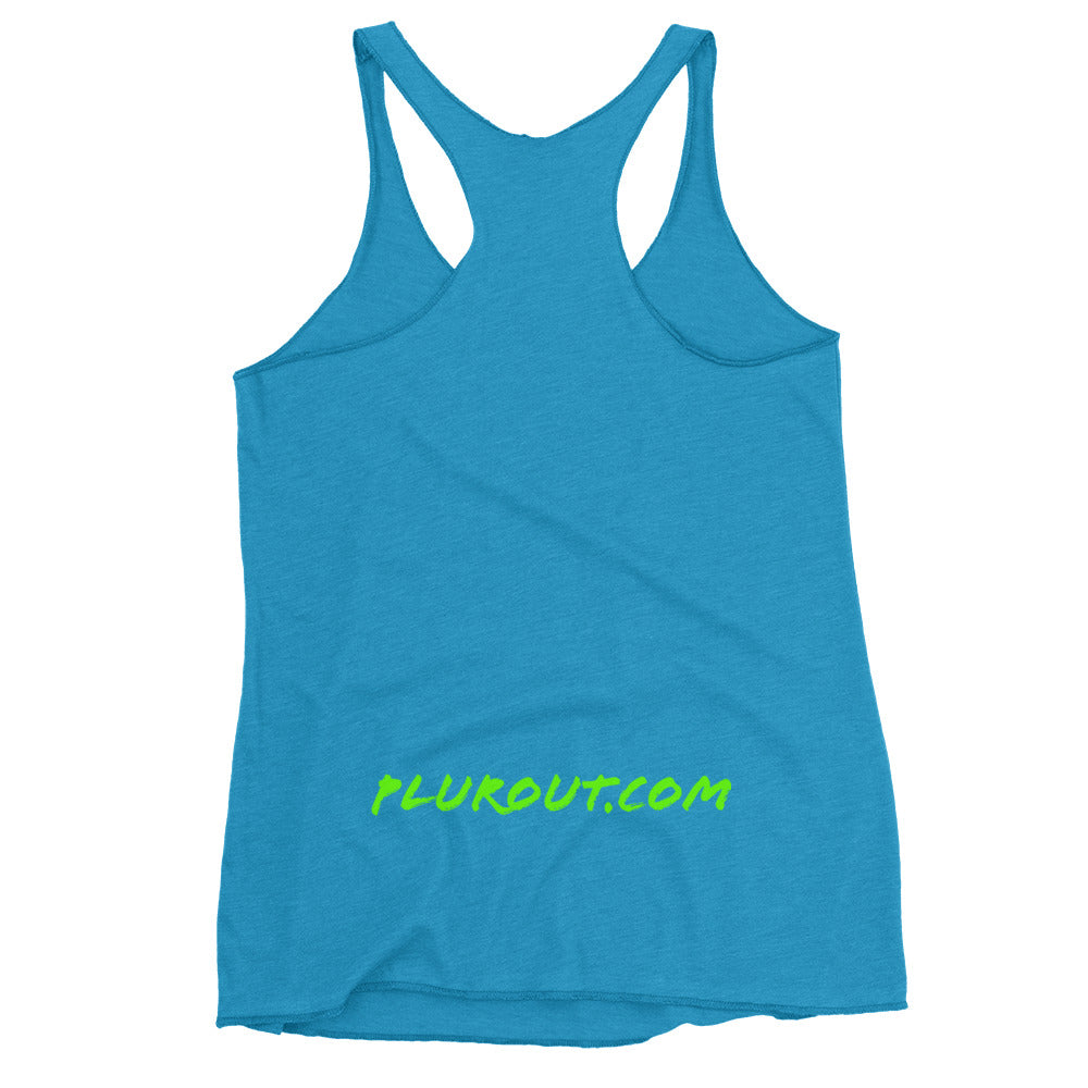 Neon Cat - Women's Racerback Tank