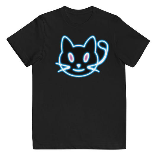 Neon Cat 2 - Youth jersey t-shirt