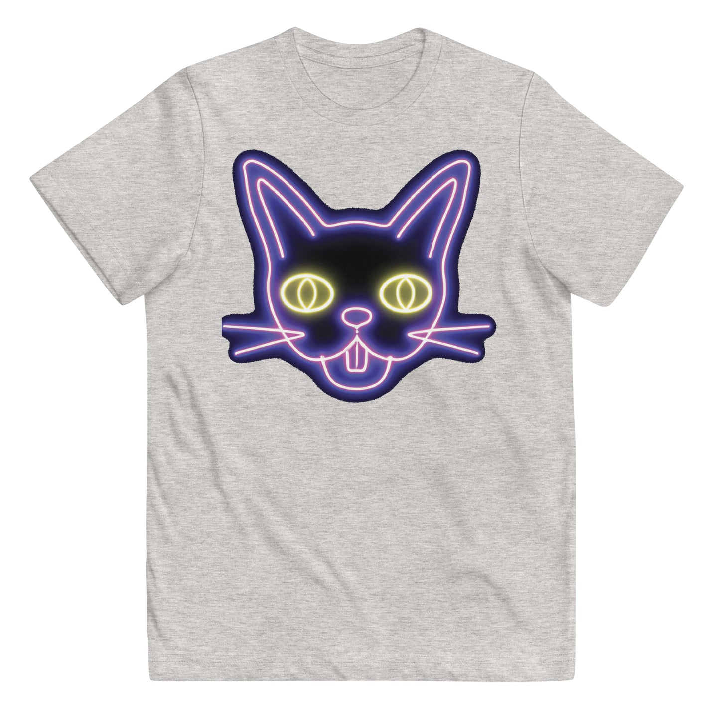 Neon Cat - Youth jersey t-shirt