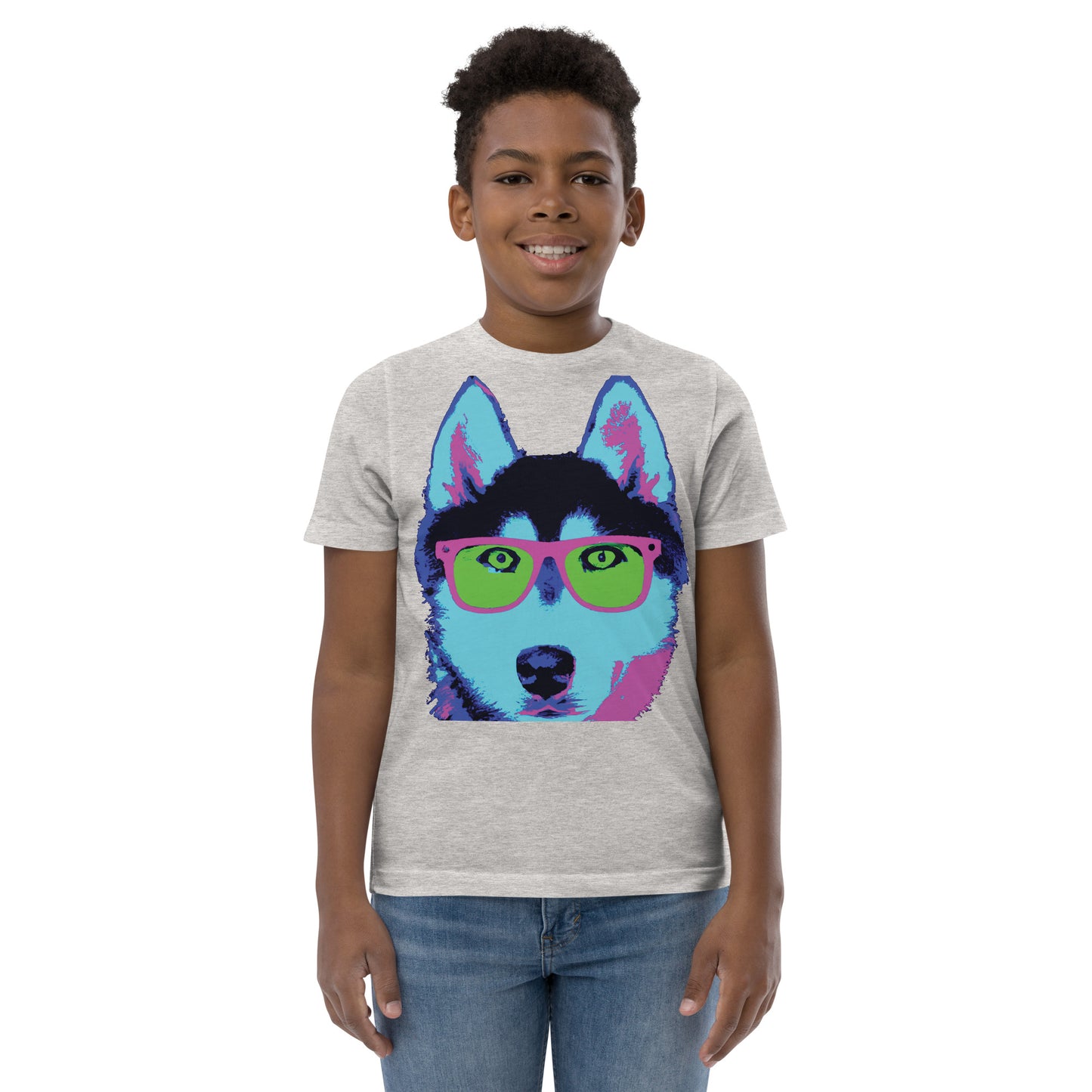 Neon Husky - Youth jersey t-shirt