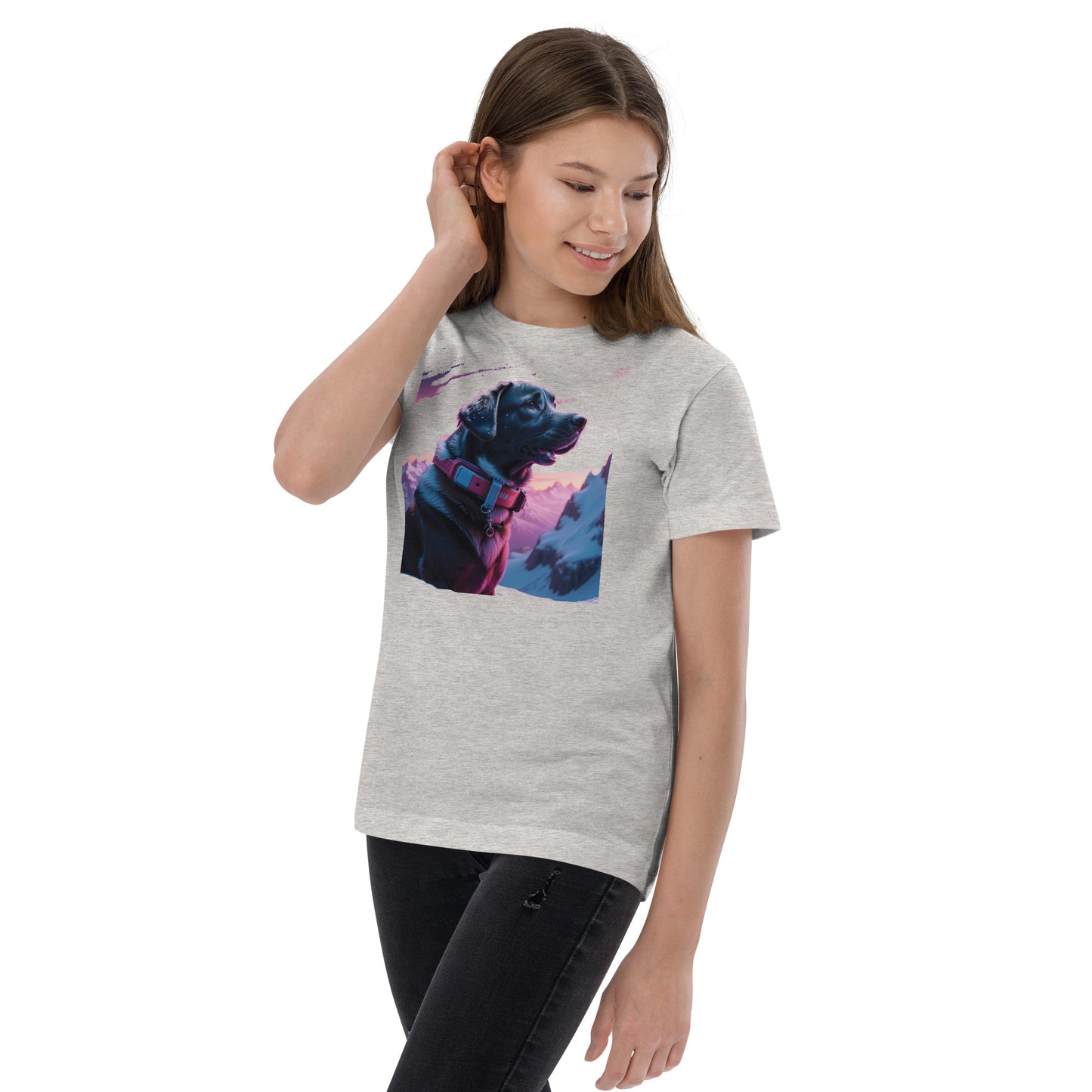 Lab In snow - Youth jersey t-shirt