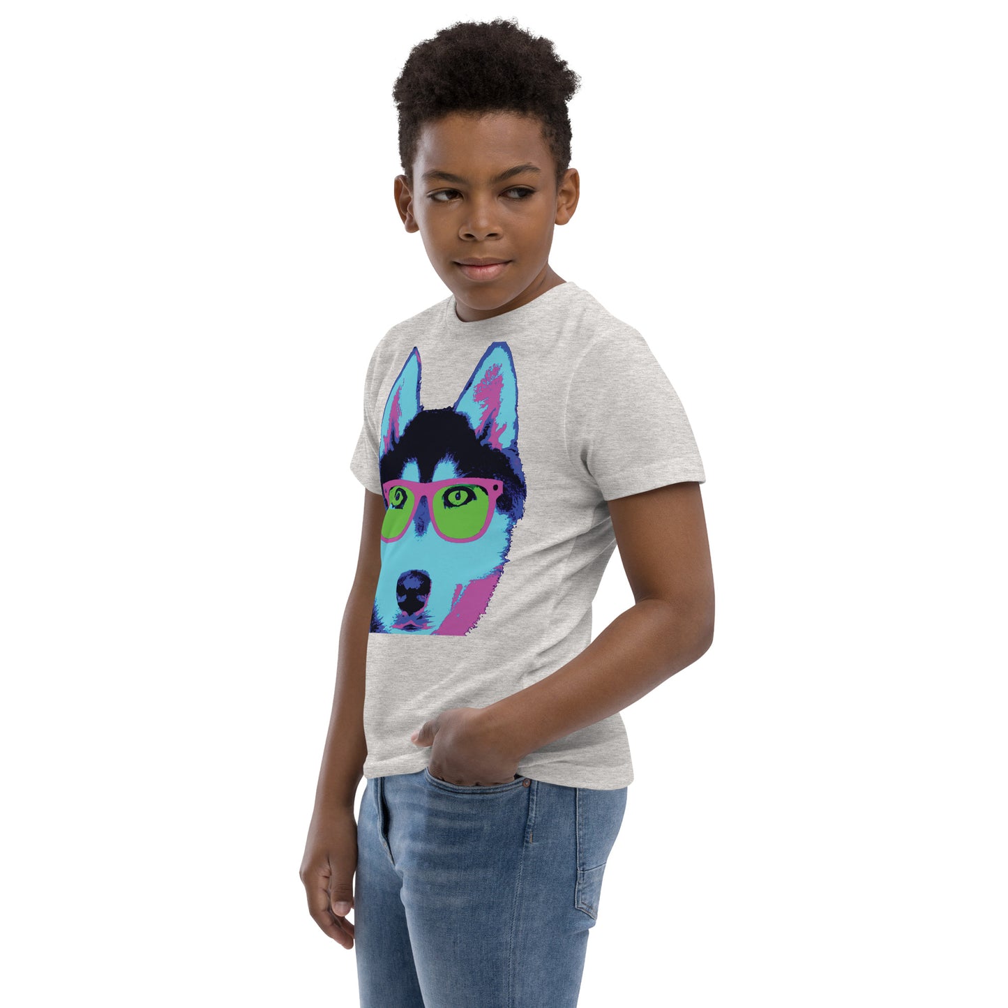 Neon Husky - Youth jersey t-shirt