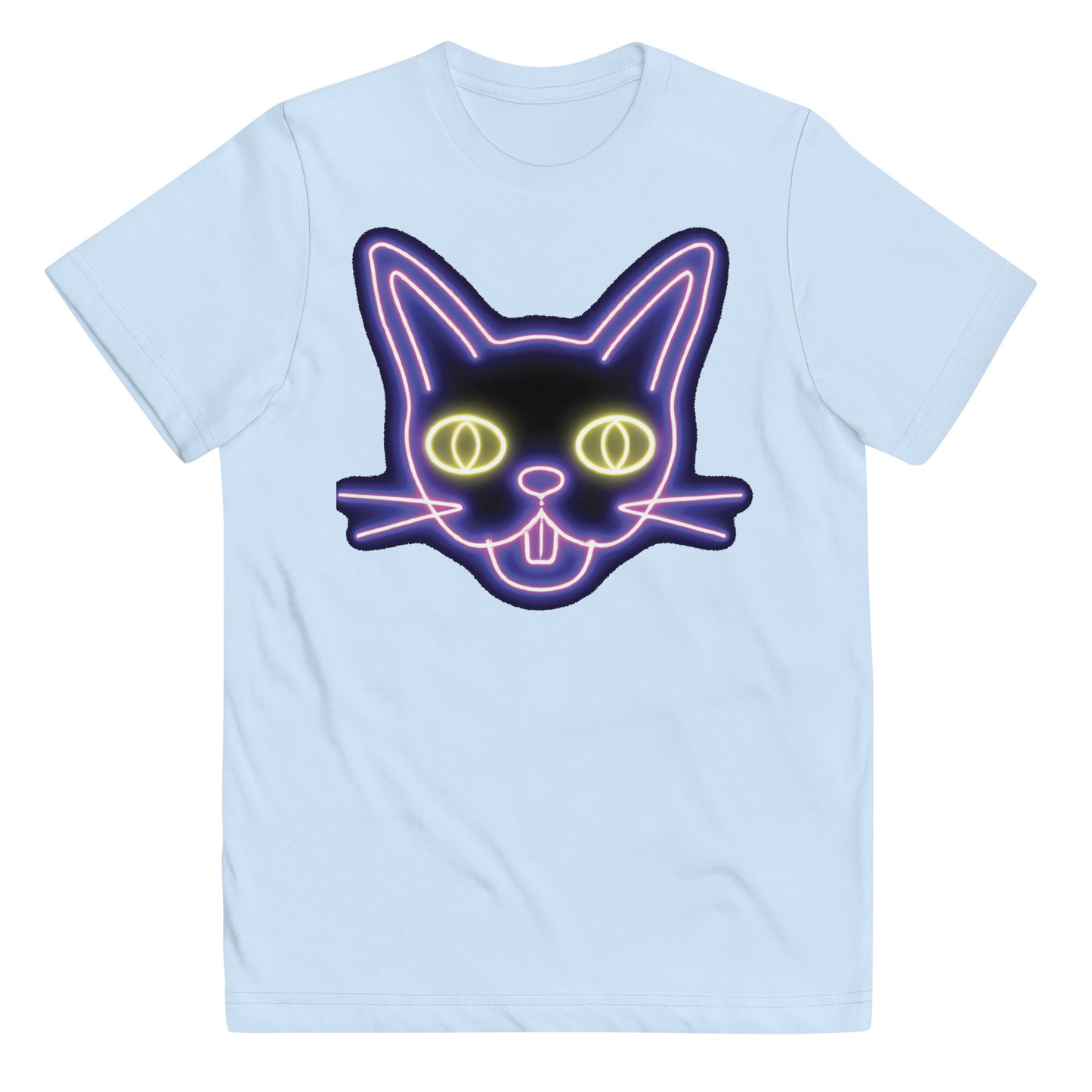 Neon Cat - Youth jersey t-shirt