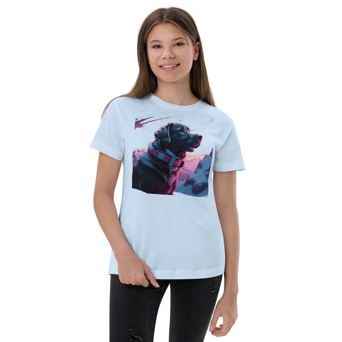 Lab In snow - Youth jersey t-shirt