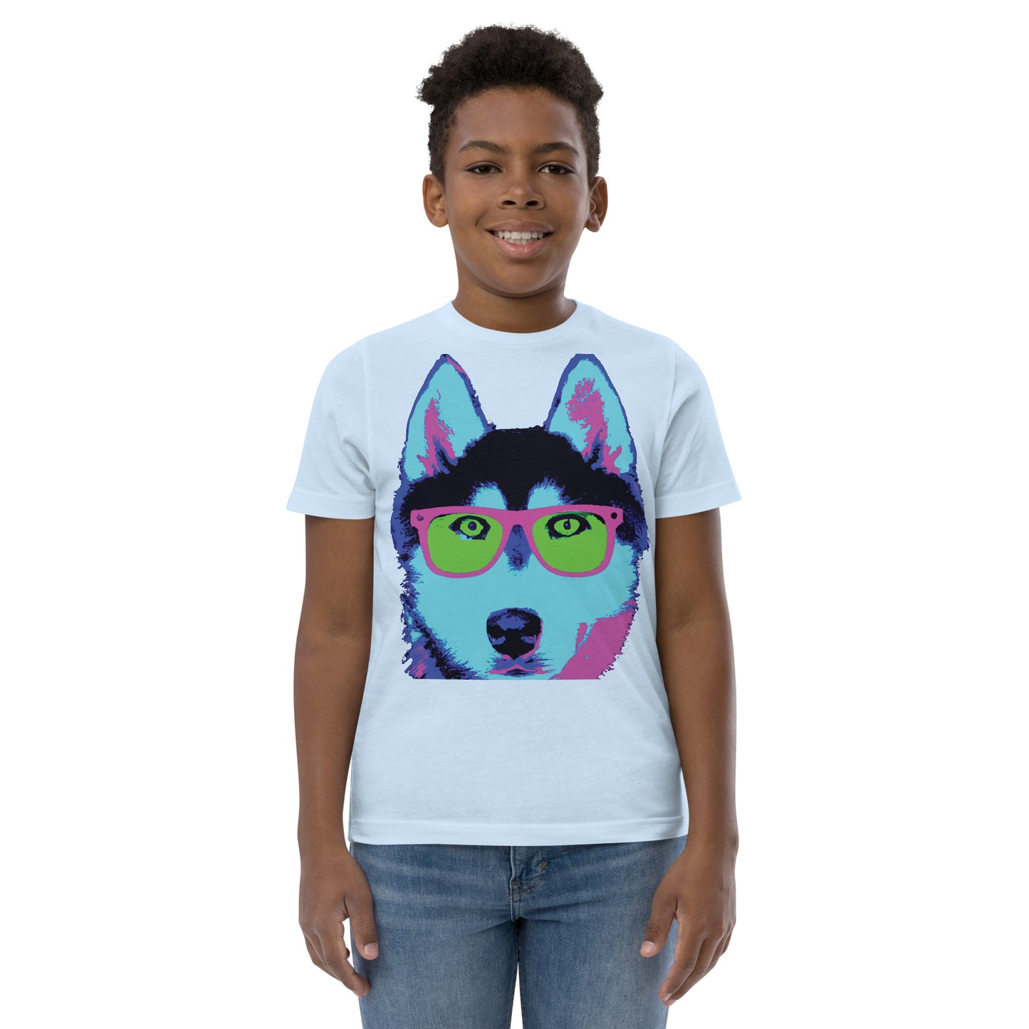 Neon Husky - Youth jersey t-shirt