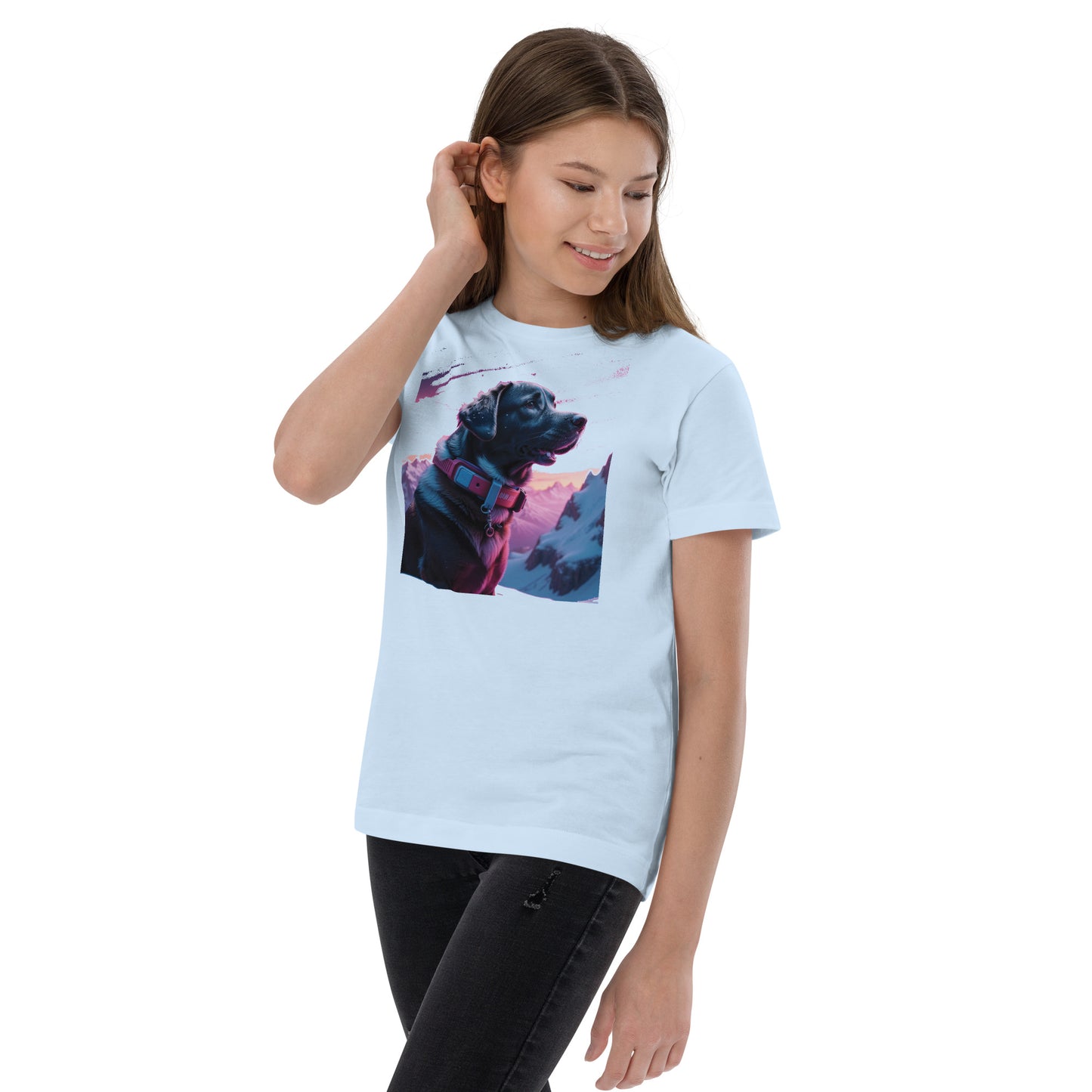 Lab In snow - Youth jersey t-shirt