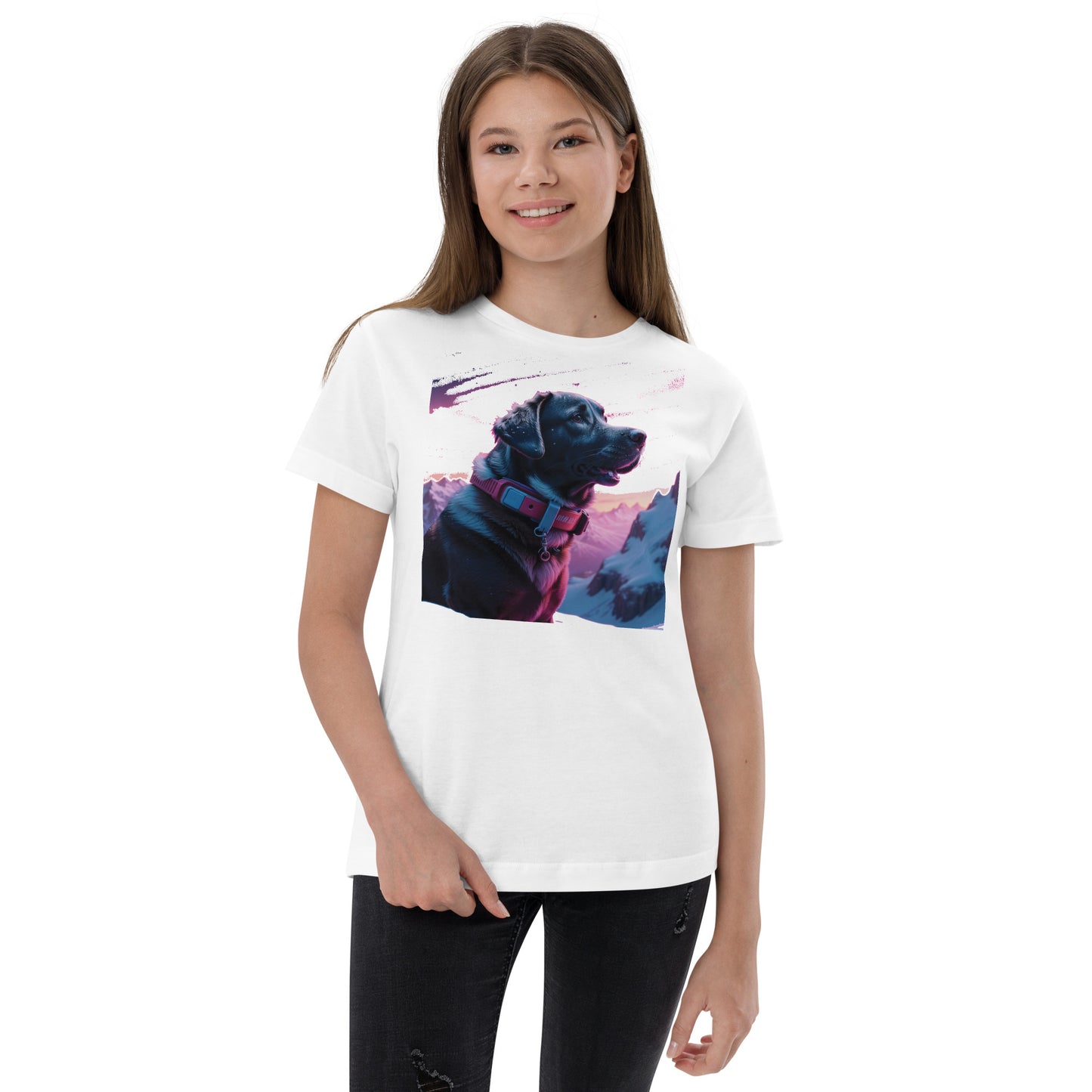 Lab In snow - Youth jersey t-shirt