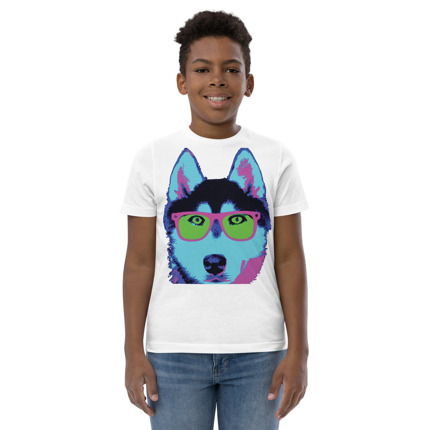 Neon Husky - Youth jersey t-shirt