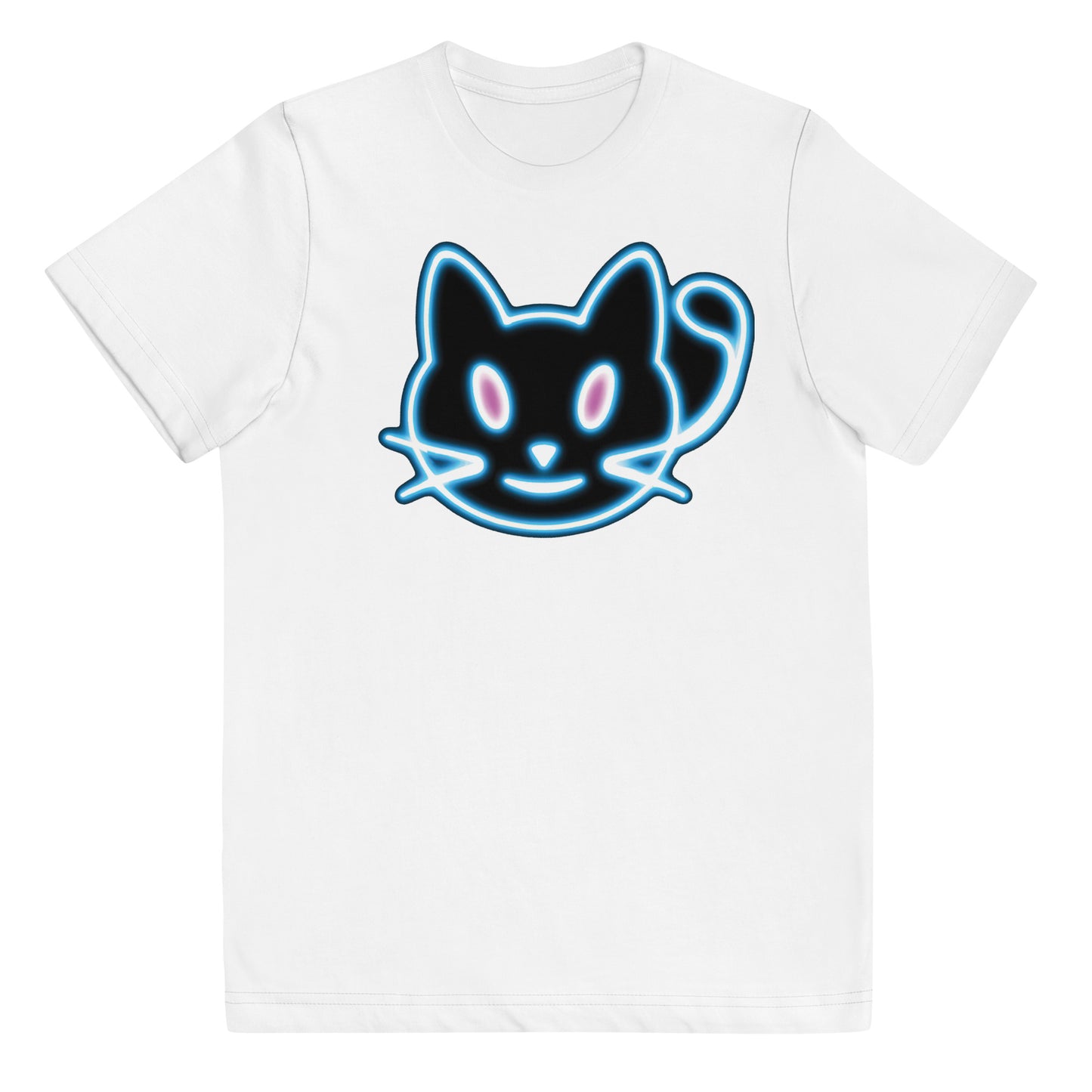 Neon Cat 2 - Youth jersey t-shirt