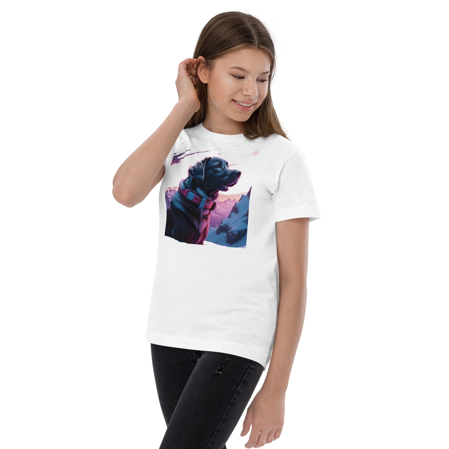 Lab In snow - Youth jersey t-shirt